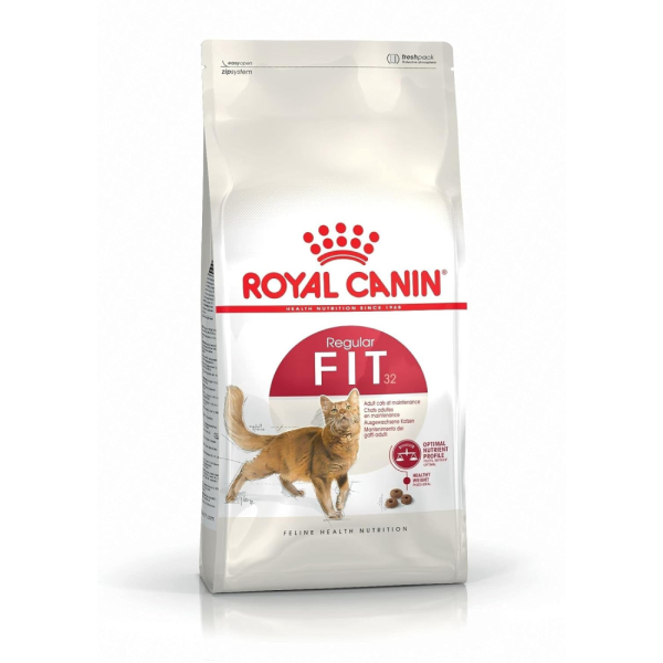 Royal Canin Fit 32 Dry Food and Hair & Skin Care Adult Cat Dry Food Combo For Cheap