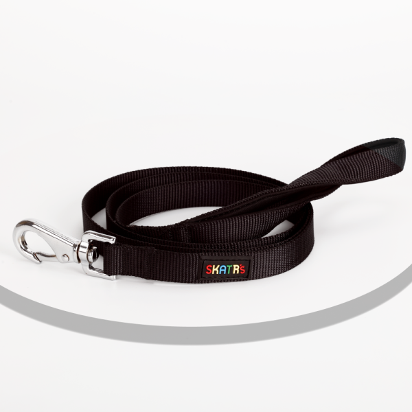 Skatrs Premium Leash for Dogs and Cats (Black) Hot on Sale