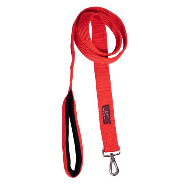 Tails to Tell Tactical Polyester Leash for Dogs (Red) For Cheap