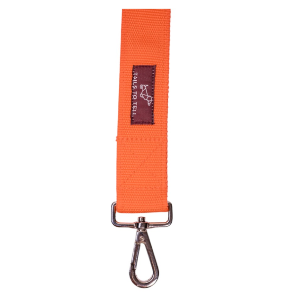 Tails to Tell Tactical Polyester Leash for Dogs (Orange) Hot on Sale