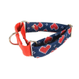 Dogobow Hearty Martingale Collar (Blue Red) (Get a Bow Free) Online Hot Sale