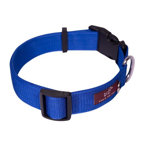 Tails to Tell Polyester Collar for Dogs (Blue) Cheap