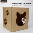 Skatrs Paw and Whiskers Cat House with 2g Premium Catnip Free on Sale