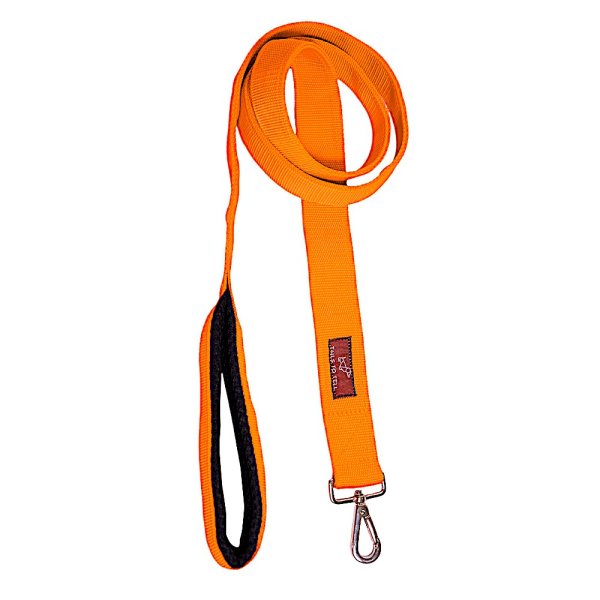 Tails to Tell Tactical Polyester Leash for Dogs (Orange) Hot on Sale