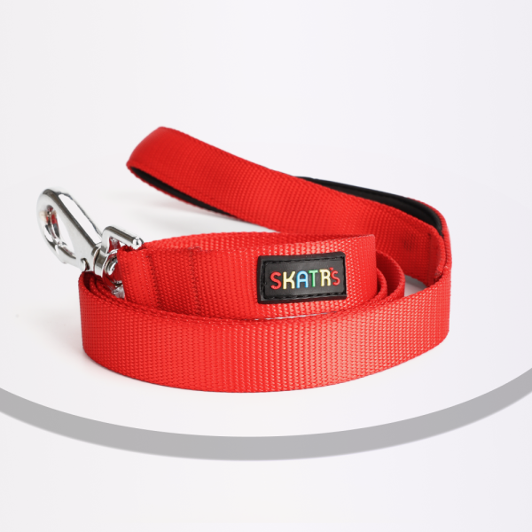 Skatrs Premium Leash for Dogs and Cats (Red) Online Sale