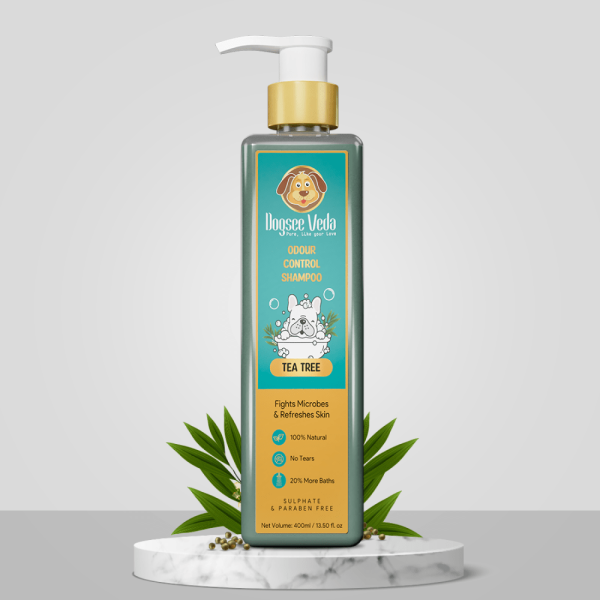 Dogsee Veda Odour Control Tea Tree Shampoo for Dogs (400ml) (Limited Shelf Life) Online Sale