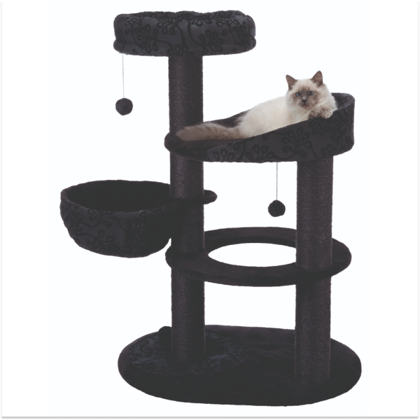 Trixie Filippo Scratching Post for Cats (Black) Online