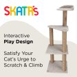 Skatrs Scratchy Wonderland Jumbo Multi Level Cat Tree with Sisal Posts Toy Online