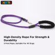 Skatrs Reflective Nylon Rope Leash for Dogs (Purple) For Discount