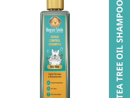 Dogsee Veda Odour Control Tea Tree Shampoo for Dogs (400ml) (Limited Shelf Life) Online Sale