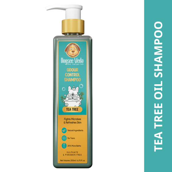 Dogsee Veda Odour Control Tea Tree Shampoo for Dogs (400ml) (Limited Shelf Life) Online Sale