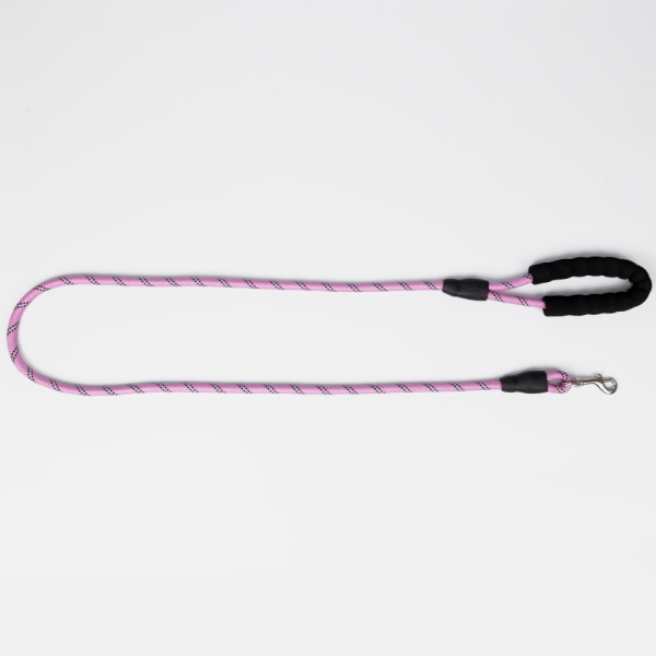 Skatrs Reflective Nylon Rope Leash for Dogs (Pink) Sale