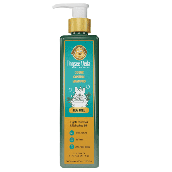 Dogsee Veda Odour Control Tea Tree Shampoo for Dogs (400ml) (Limited Shelf Life) Online Sale