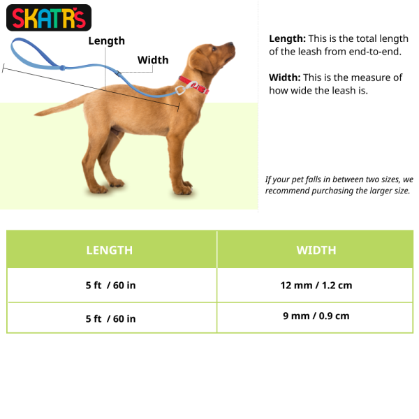 Skatrs Reflective Nylon Rope Leash for Dogs (Red) Online Sale