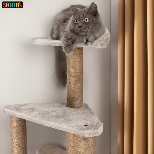 Skatrs Scratchy Wonderland Jumbo Multi Level Cat Tree with Sisal Posts Toy Online