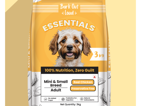 Bark Out Loud Essentials Real Chicken Mini and Small Breed Adult Dog Dry Food Online Hot Sale