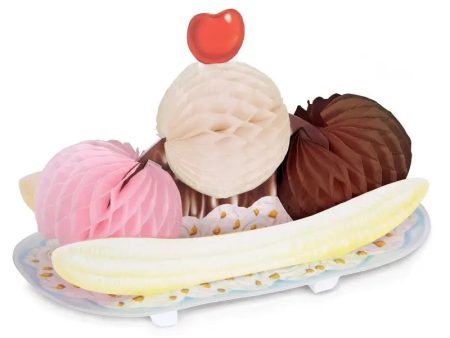 Banana Split Honeycomb Centrepiece Cheap