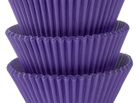 New Purple Cupcake Cases - 75 Pkt Online Hot Sale