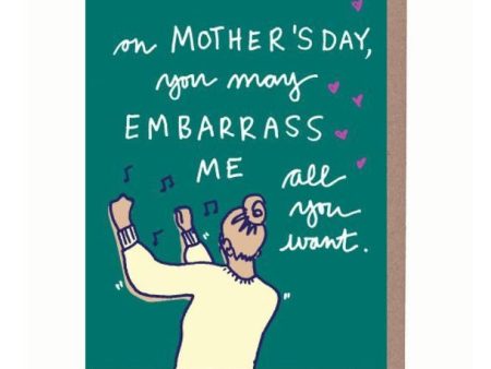 Dancing Mom Mother s Day Card Sale