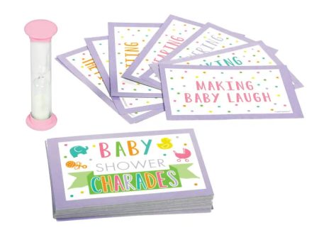 Charades Baby Shower Game Fashion