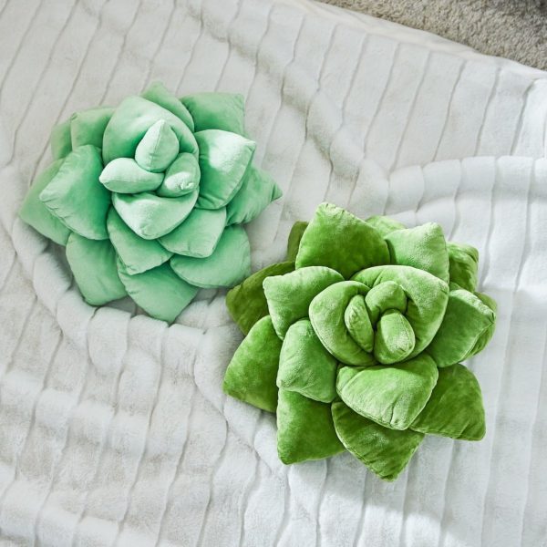 Lil  Pop Green Succulent® Pillows Set Hot on Sale