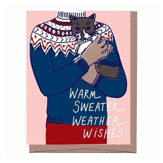 Sweater Weather Holiday Card Fashion