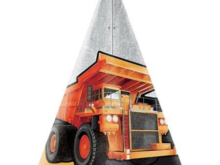 Big Dig Construction Party Hats - 8 Pkt Online Hot Sale