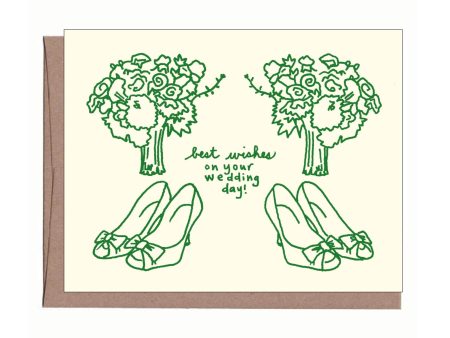 Bouquets Wedding Card Hot on Sale