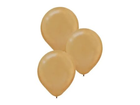 Value Gold Mini Balloons - 50 Pack Online now