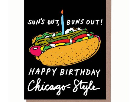 Buns Out Chicago Birthday Card Online