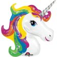 Rainbow Unicorn Head Foil Balloon Cheap