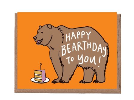 Bearthday Birthday Card Fashion