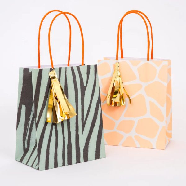 Meri Meri Safari Animal Print Party Bags - 8 Pkt Sale