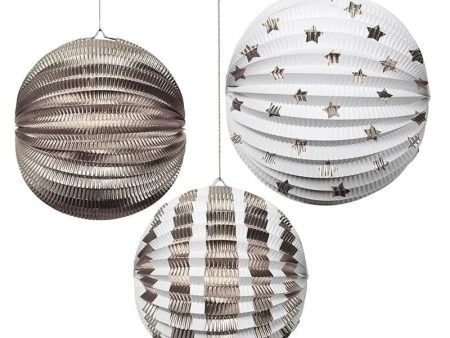 Meri Meri Silver Foil Lanterns Online