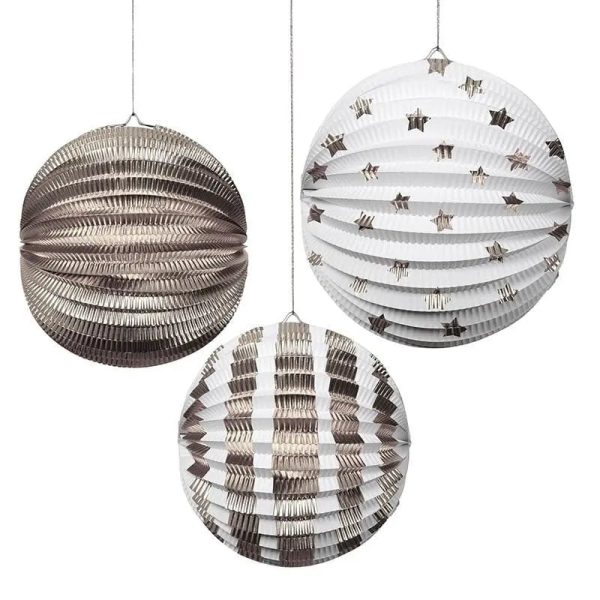 Meri Meri Silver Foil Lanterns Online