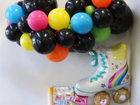 Neon Lights Balloon Garland by Pop Balloons Online