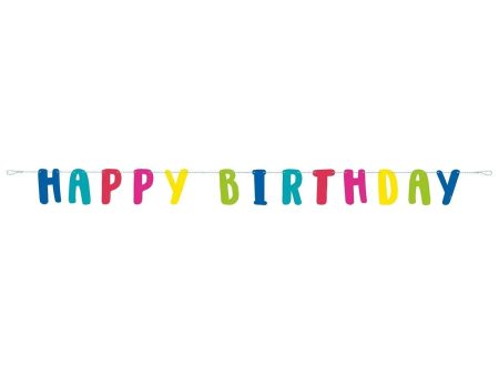 Happy Birthday Letter Banner For Discount