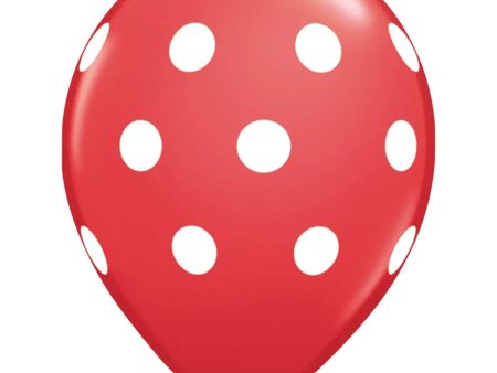 Red Polka Dot Balloon For Cheap