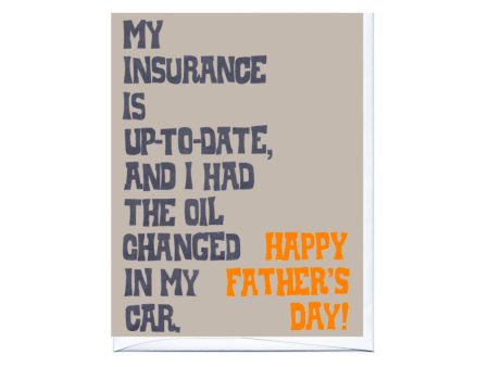 Insurance Father s Day Card Cheap