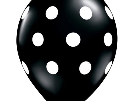 Black Polka Dot Balloon Sale