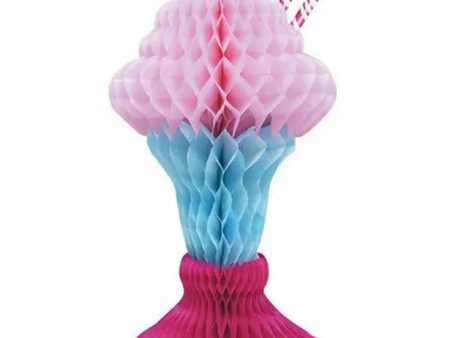 Ice Cream Sundae Honeycomb Centrepiece For Sale