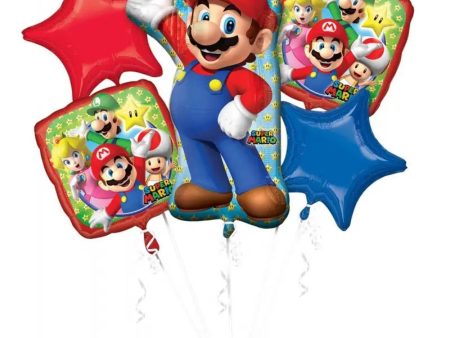 Super Mario Brothers Balloon Bouquet For Discount