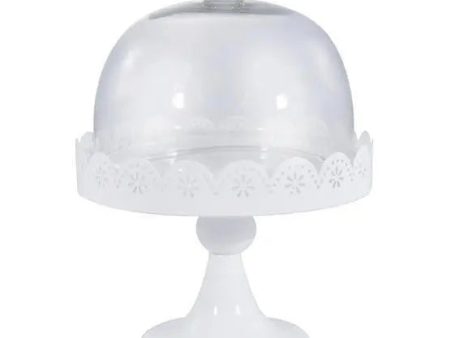 Doily Lace Domed Cake Stand Hire Online now