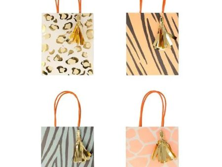 Meri Meri Safari Animal Print Party Bags - 8 Pkt Sale