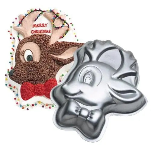 Christmas Rudy Reindeer Cake Tin Hire Online now