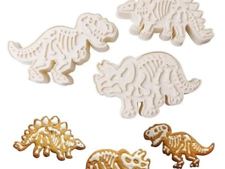 Dinosaur Skeleton Cookie Cutter & Embosser Supply