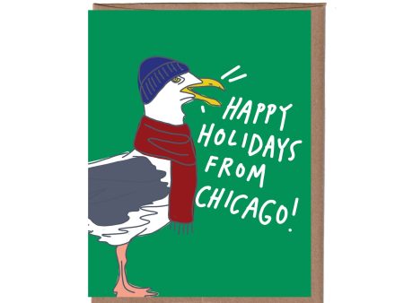 City Seagull Holiday Card Hot on Sale