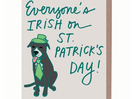 Irish Frogger St. Patrick s Day Card on Sale