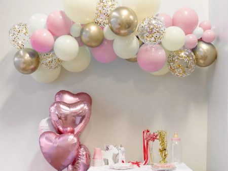 Baby Pink Balloon Garland by Pop Balloons Online Sale