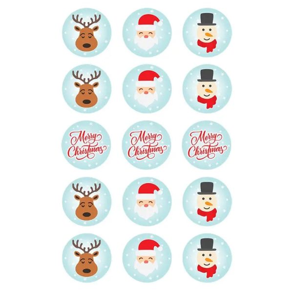 Christmas Character Edible Cupcake Images Cheap